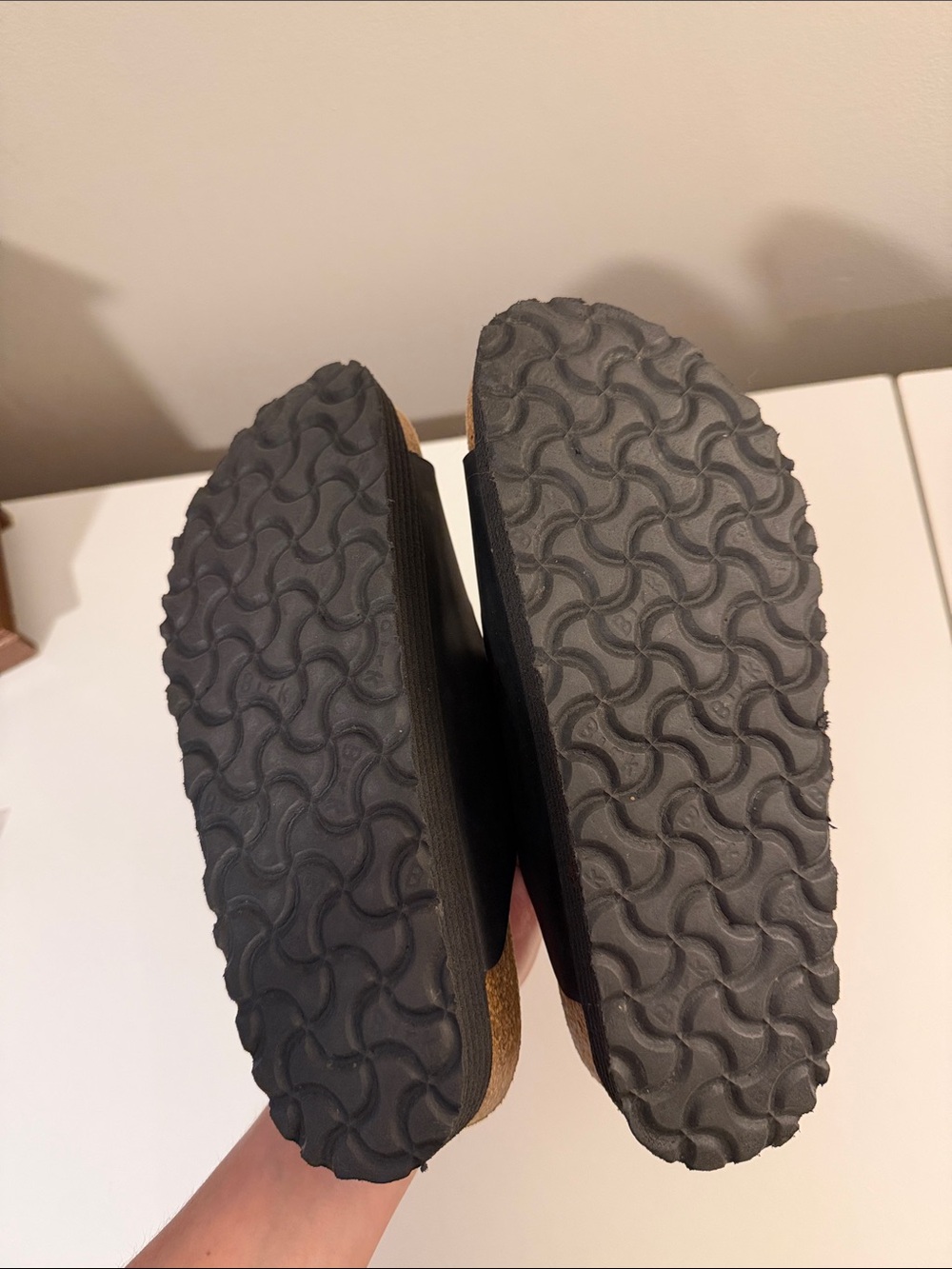 Women’s Birkenstock Arizona Flex Black Platform Sandal Size 6-6.5 - Picture 7 of 7